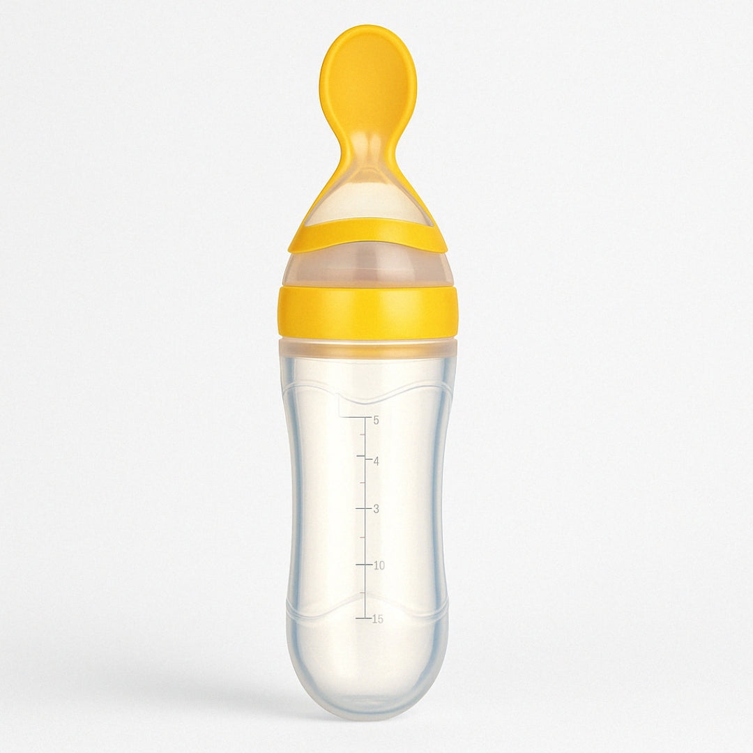 Biberon-Cuillère Silicone – Nourrissez Bébé avec Précision et Tendresse