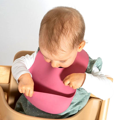 Bavoir Souple avec Poche – Repas Sans Bavures